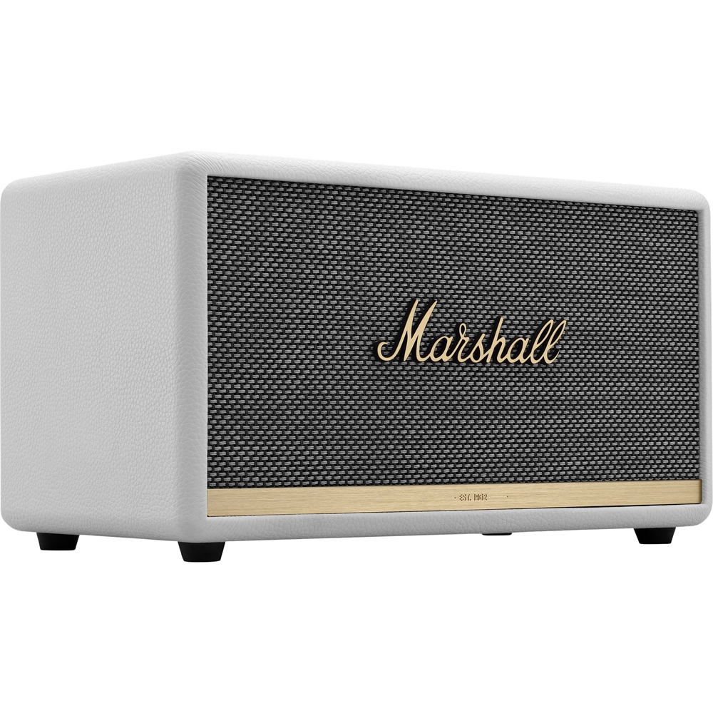 Marshall Stanmore II Bluetooth Speaker White    Best Buy