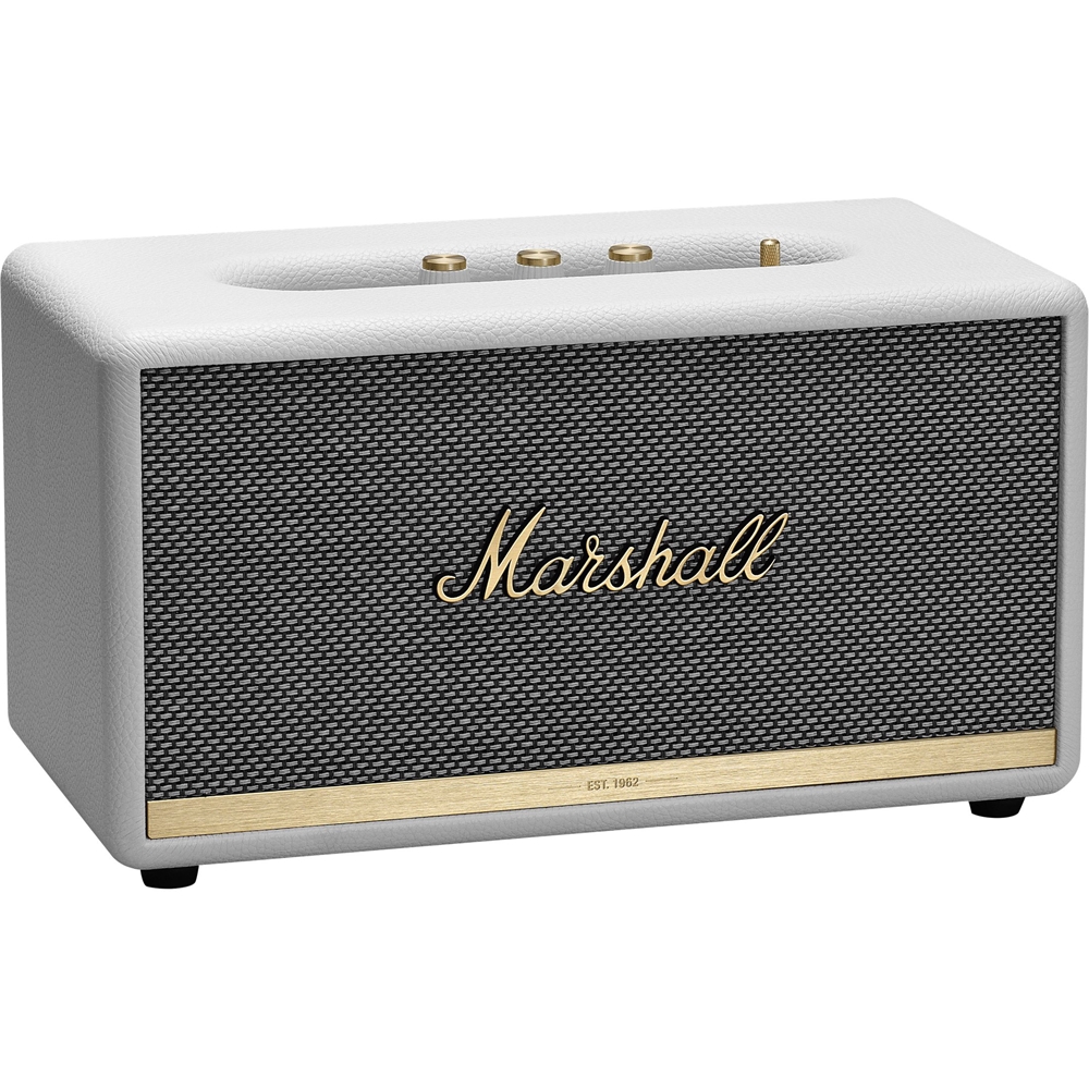Marshall Stanmore II Bluetooth Speaker White 1002487 - Best Buy