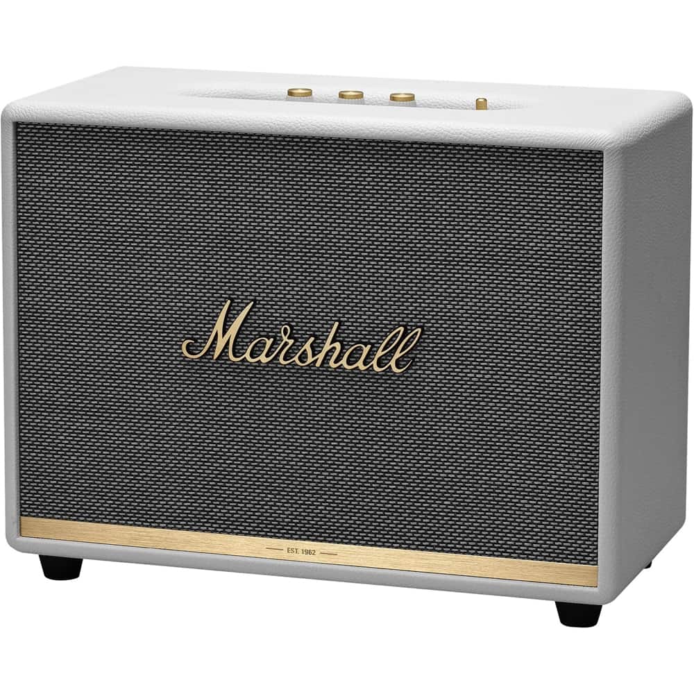 Marshall - Woburn II Bluetooth Speaker - White - Front_Zoom