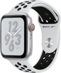 Left Zoom. GSRF Apple Watch Nike+ Series 4 (GPS + Cellular) 44mm Aluminum Case with Nike Sport Band - Silver Aluminum.