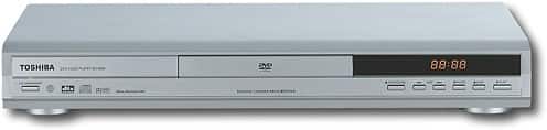 Front Standard. Toshiba - Progressive-Scan DVD Player with MP3 Playback.