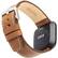 Alt View 14. WITHit - Band Kit for Fitbit™ Versa & Versa Lite, Versa 2 (2-Pack) - Brown Leather and Black Nylon.