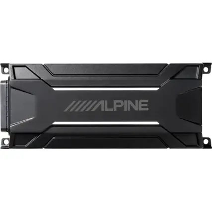 Front. Alpine - 300W Class D Multichannel Amplifier - Black.
