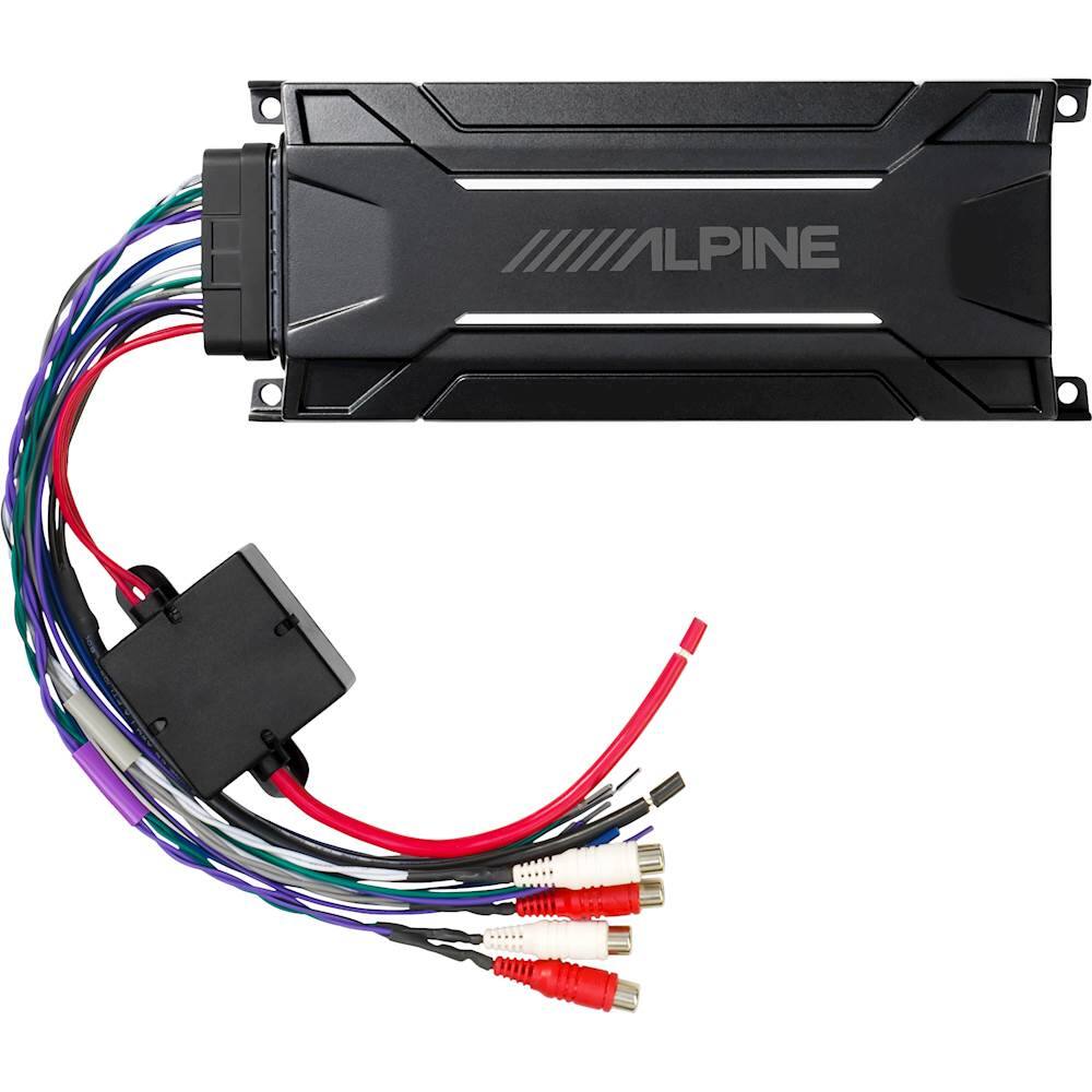 Alt View 13. Alpine - 300W Class D Multichannel Amplifier - Black.