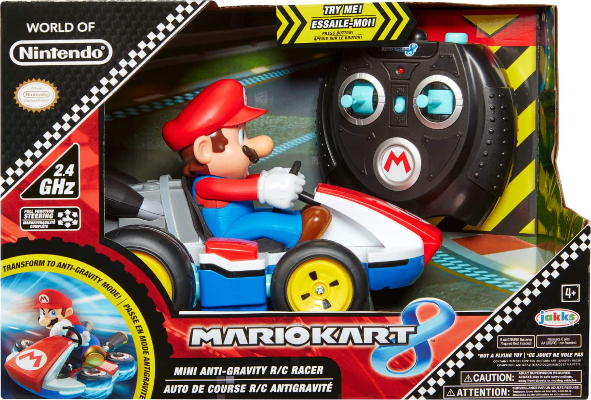 mario kart remote control car battery charger