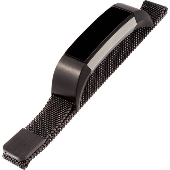 Withit Stainless Steel Mesh Band For Fitbit Alta And Alta Hr Black vrp Best Buy