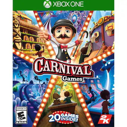 Front. 2K - Carnival Games. - E10+ (Everyone 10+)