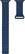 Alt View 11. Platinum™ - Leather Loop Band for Apple Watch® 38mm and 40mm - Navy Blue.