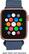 Alt View 12. Platinum™ - Leather Loop Band for Apple Watch® 38mm and 40mm - Navy Blue.