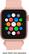 Alt View 12. Platinum™ - Leather Loop Band for Apple Watch® 38mm and 40mm - Light Pink.