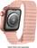 Alt View 13. Platinum™ - Leather Loop Band for Apple Watch® 38mm and 40mm - Light Pink.