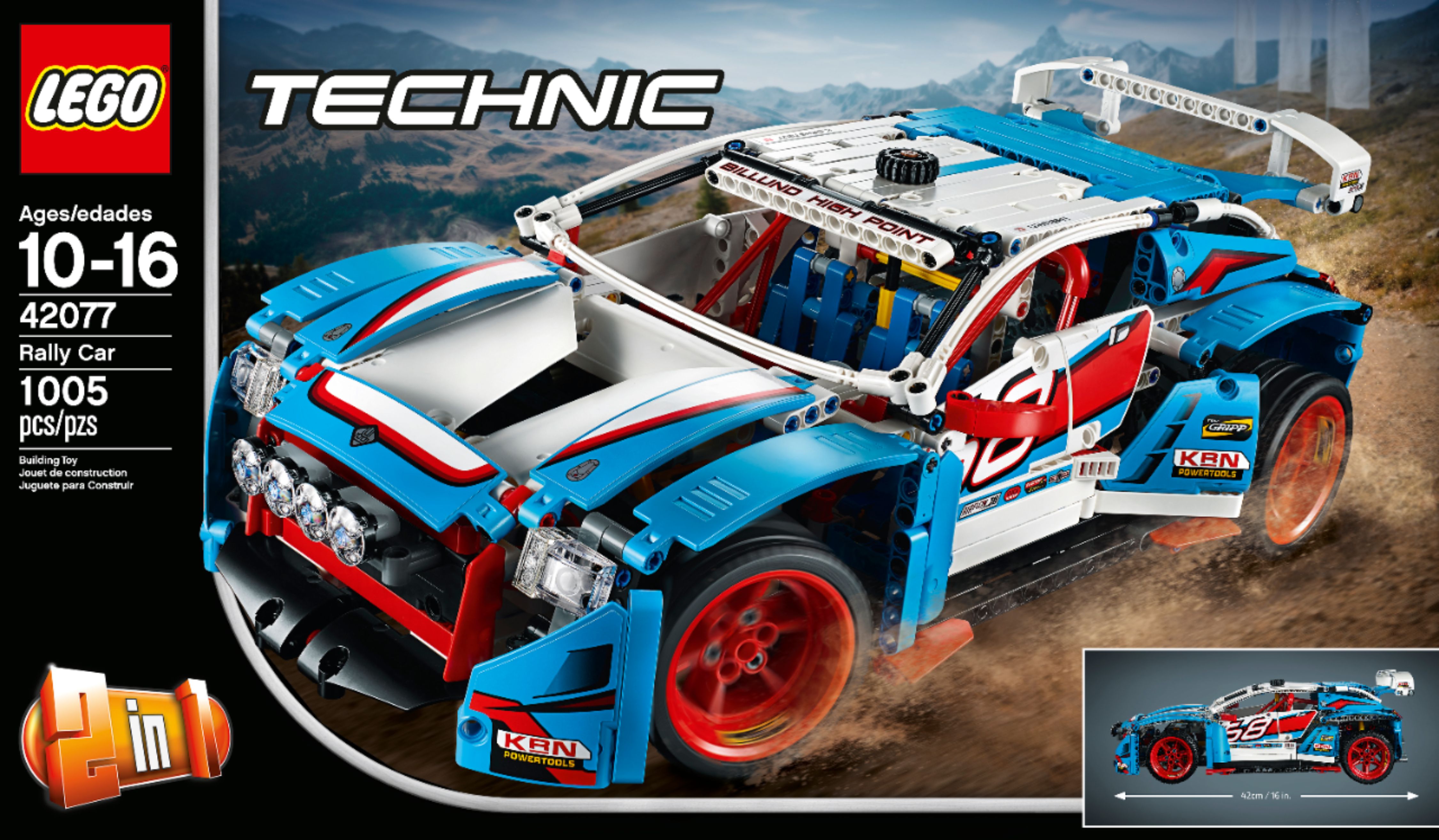 lego rally car 42077