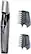 Alt View 11. Panasonic - Men’s Body Groomer and Trimmer with 2 Comb Attachments - Black/Silver.