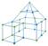 Alt View 11. Discovery Kids - Build and Play 77-Piece Construction Fort Set - Blue.