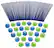 Alt View 13. Discovery Kids - Build and Play 77-Piece Construction Fort Set - Blue.