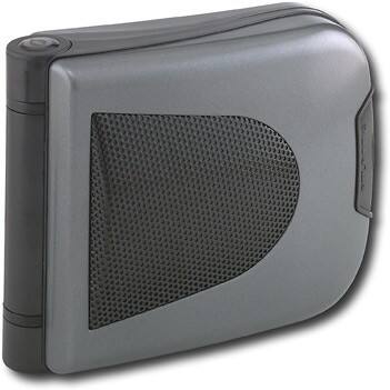 Best Buy: Atlantic 24-Disc Hard-Shell CD Case Black/Titanium 24204088