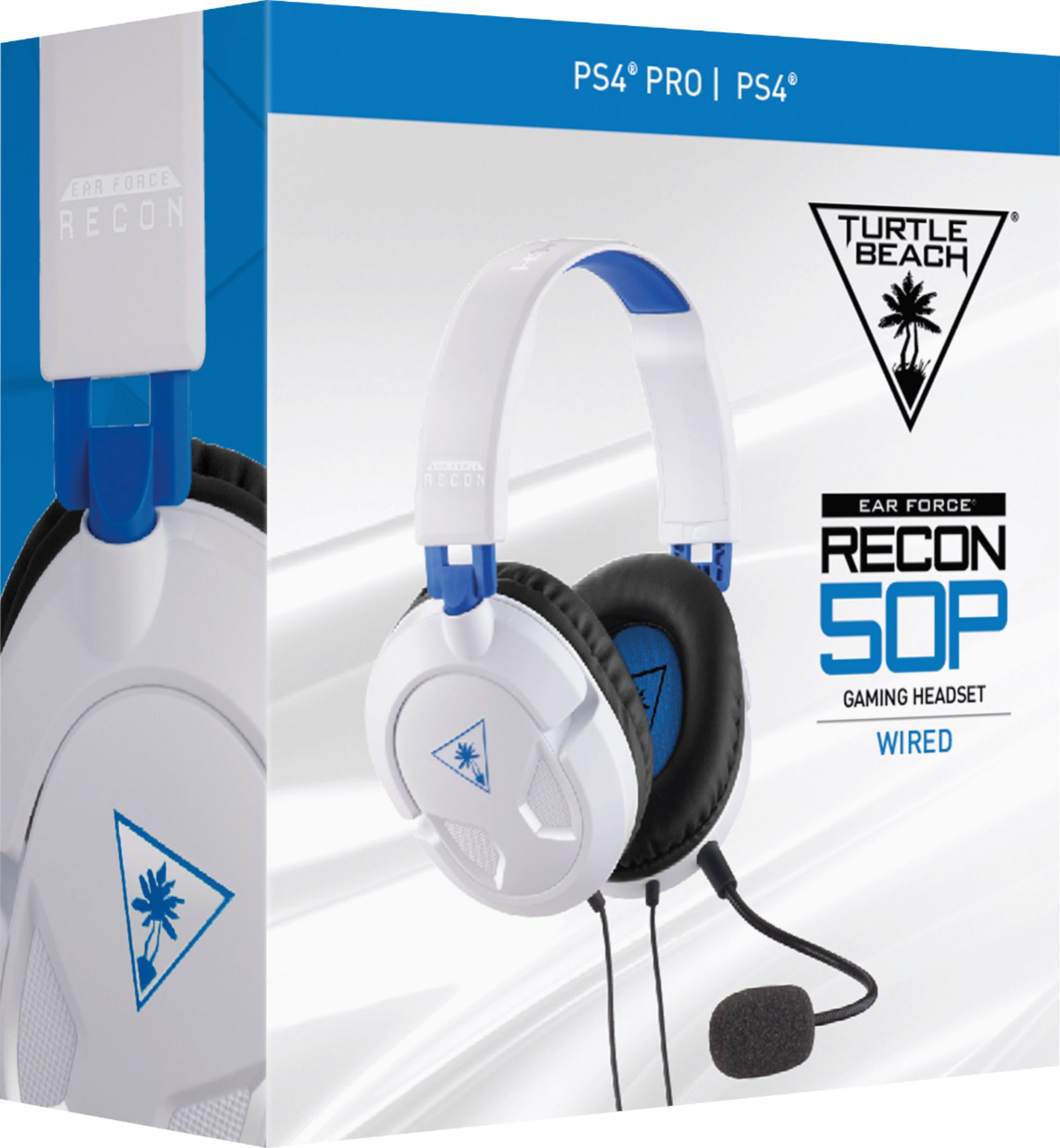 Buy: White Gaming Beach Best Stereo Turtle 50P RECON Headset TBS-3304-01 Wired
