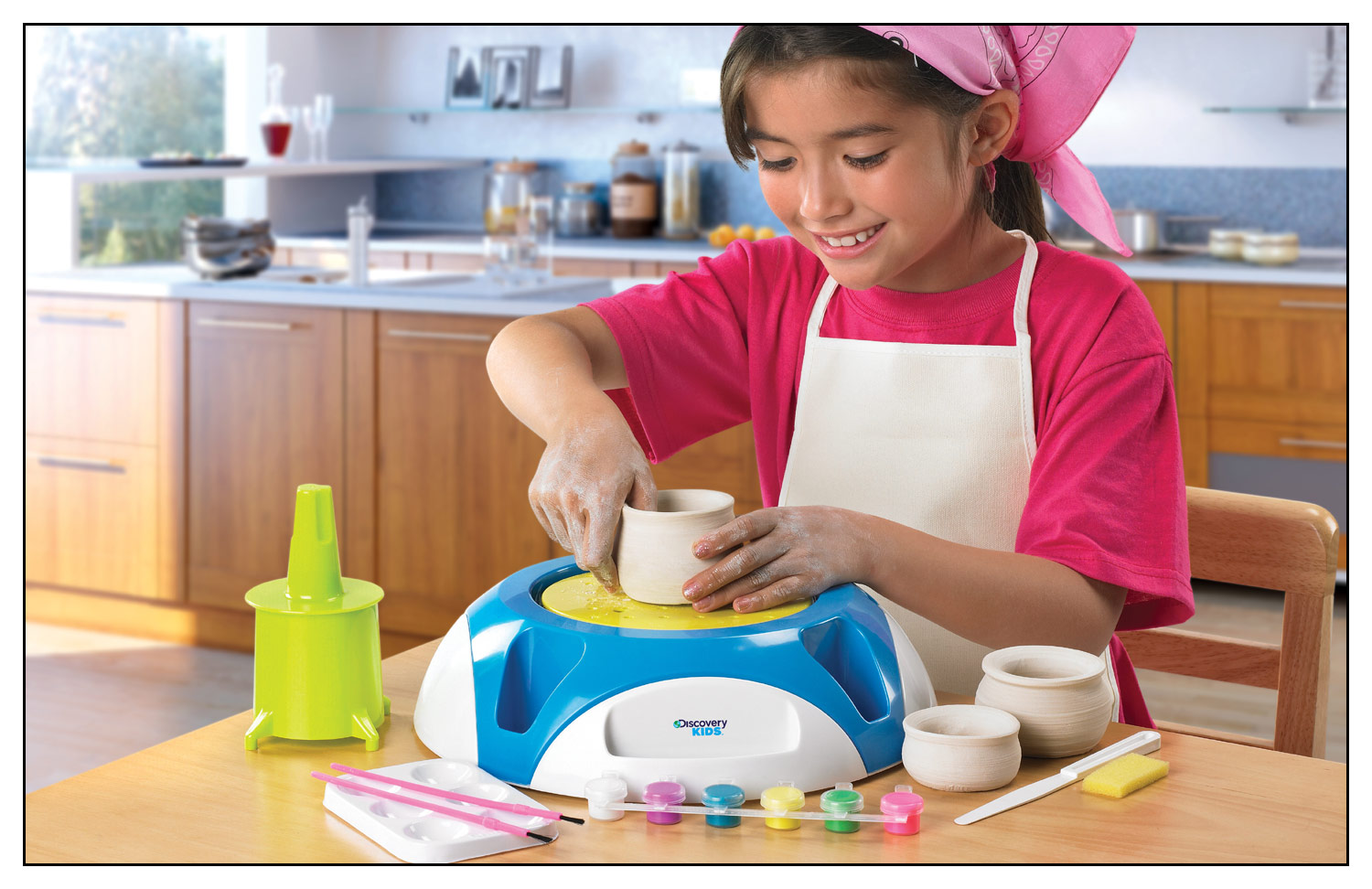 Discovery Kids Motorized Pottery Wheel With Foot Pedal Craft