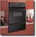 Front Standard. GE - 24" Built-in Single Gas Wall Oven - Black (Special Order).