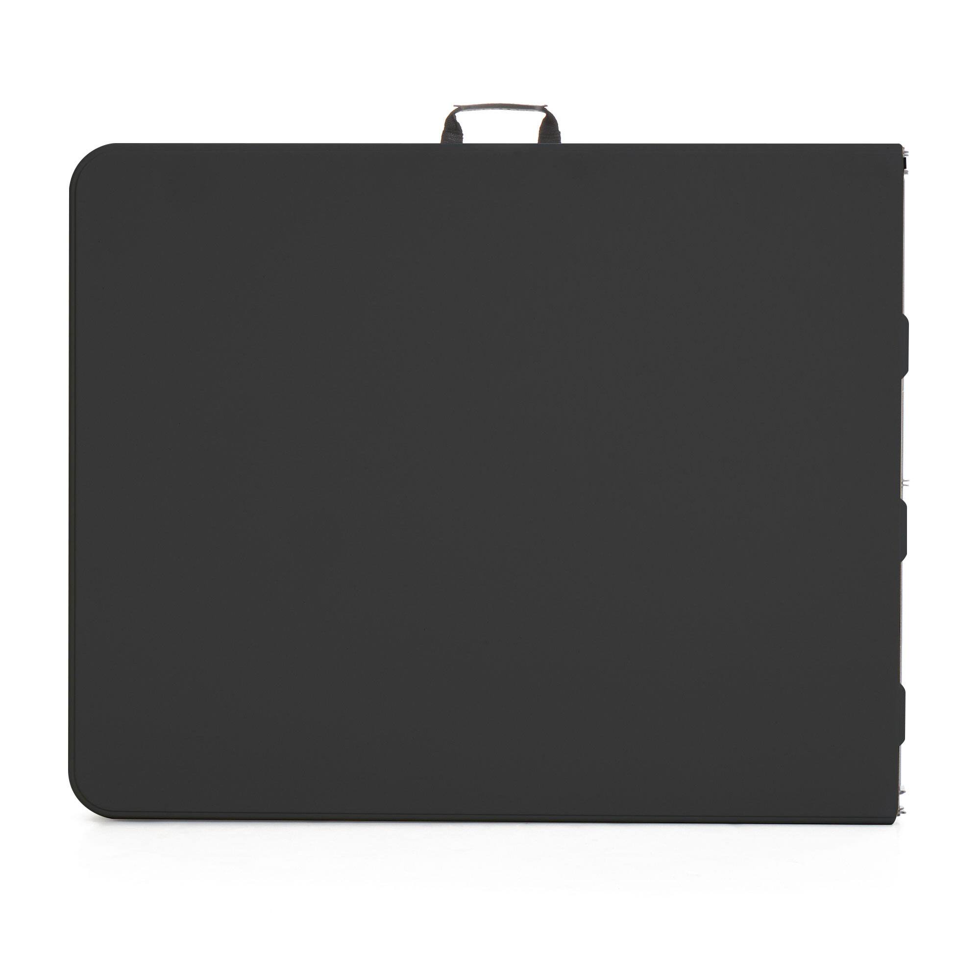 Alt View 8. Peakform - Peakform Compact Fold In Half Banquet Table for Indoor Outdoor Use, 6 Ft, Black - Black.