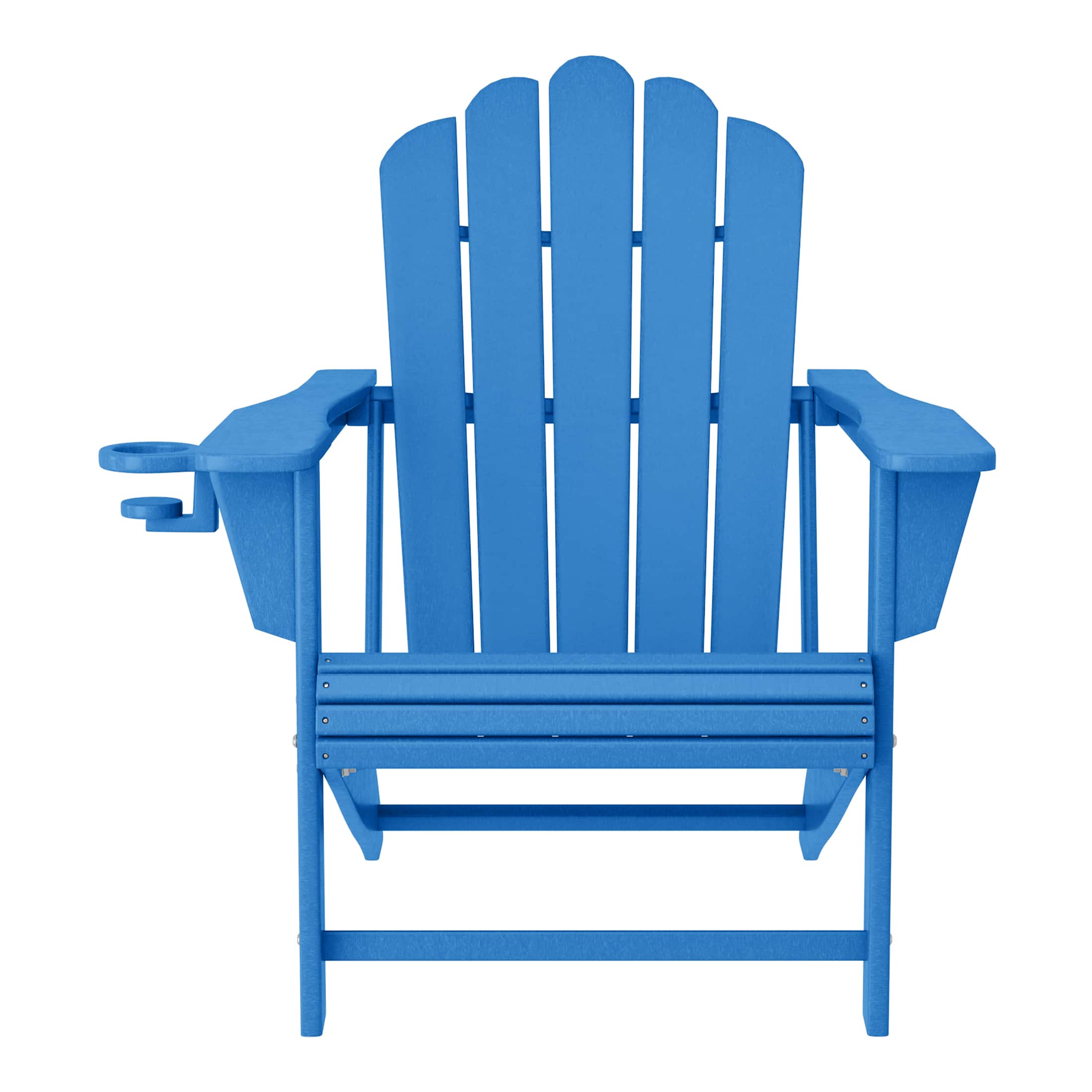 WestinTrends - Highland Outdoor Patio HDPE Adirondack Chair With Cup Holder - Pacific Blue price history on PriceWatchPro