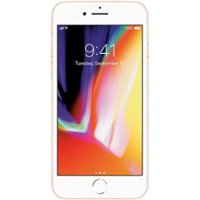 Apple - Pre-Owned iPhone 8 with 64GB Memory Cell Phone (Unlocked) - Gold - Angle_Zoom