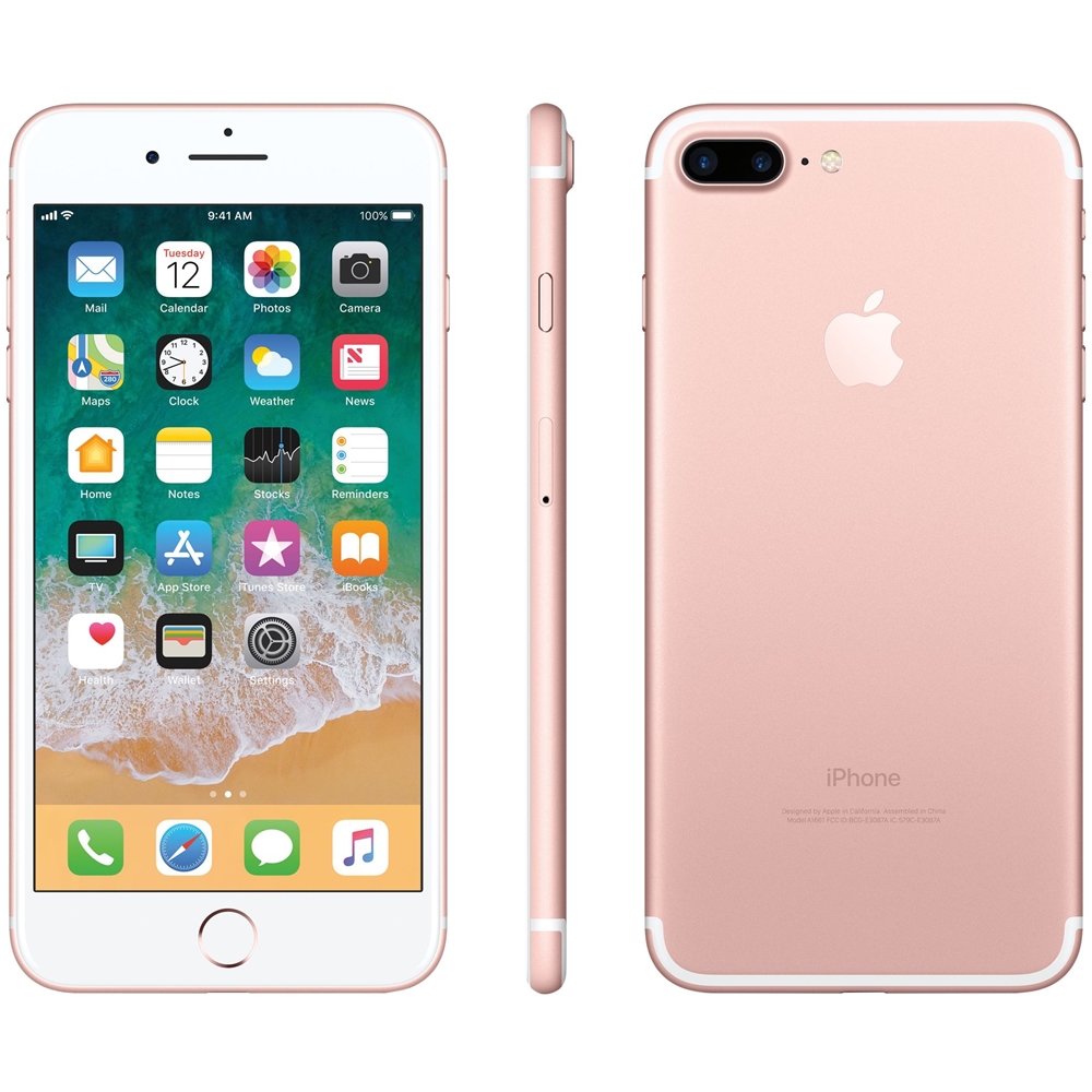 Best Buy: Apple Pre-Owned iPhone 7 Plus 256GB (Unlocked) Rose Gold 7P ...