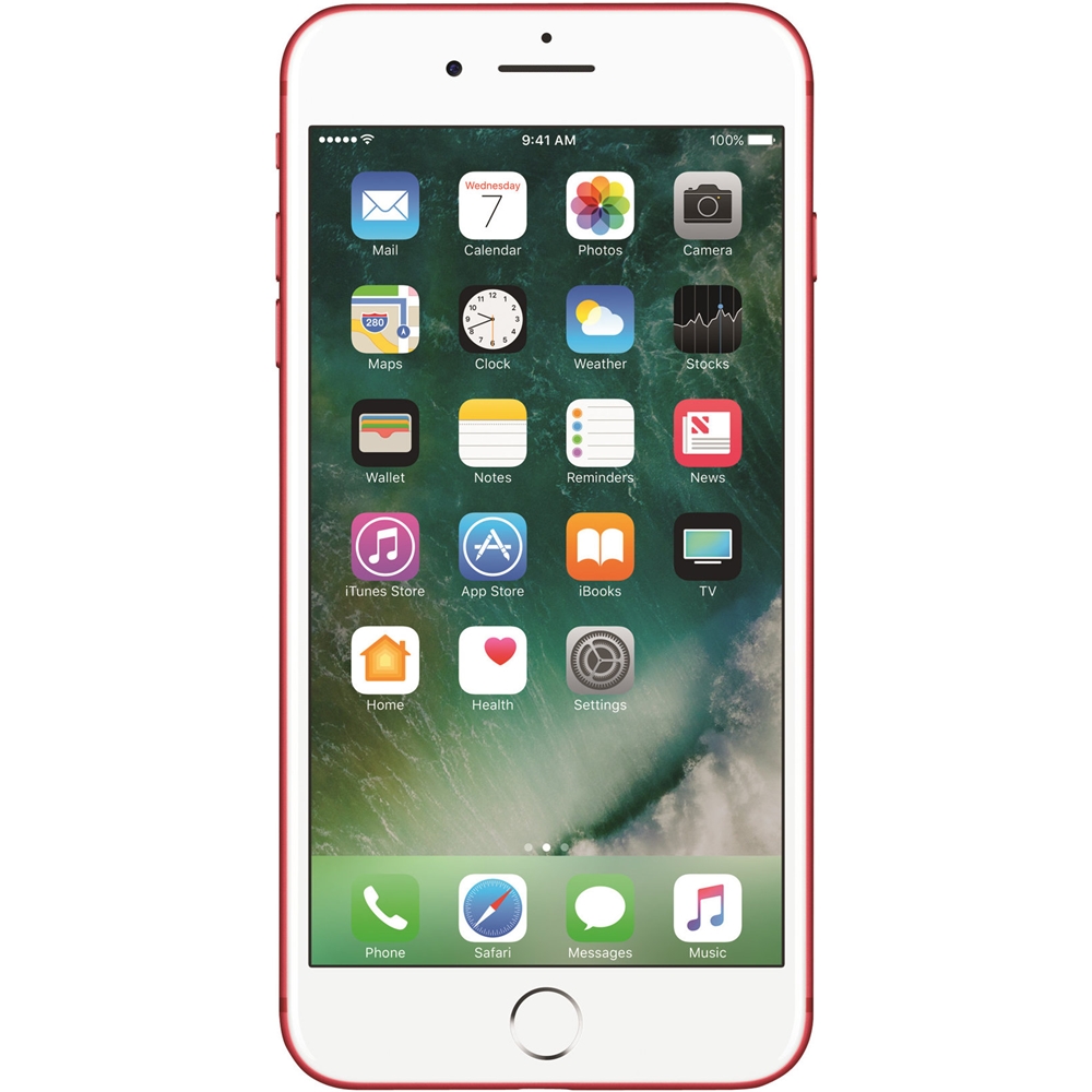 Best Buy: Apple Pre-Owned iPhone 7 Plus 256GB (Unlocked) Matte Red