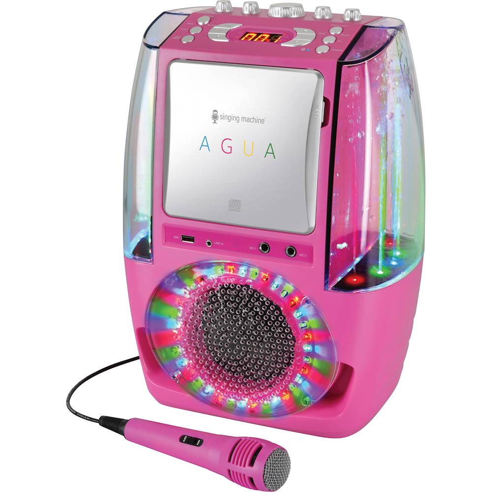 Left View: Singing Machine - CD+G Karaoke System - Pink