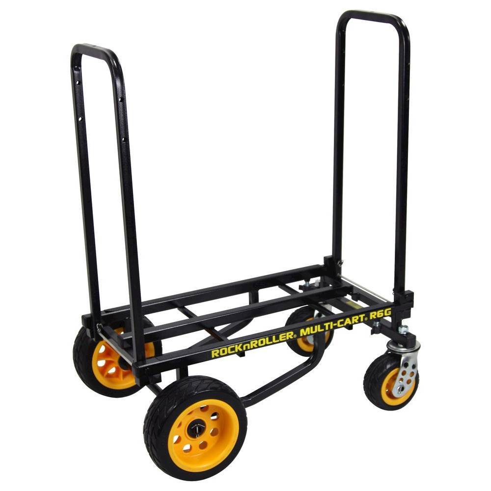 Angle View: RockNRoller - Multi-Cart R6G Equipment Transporter - Black