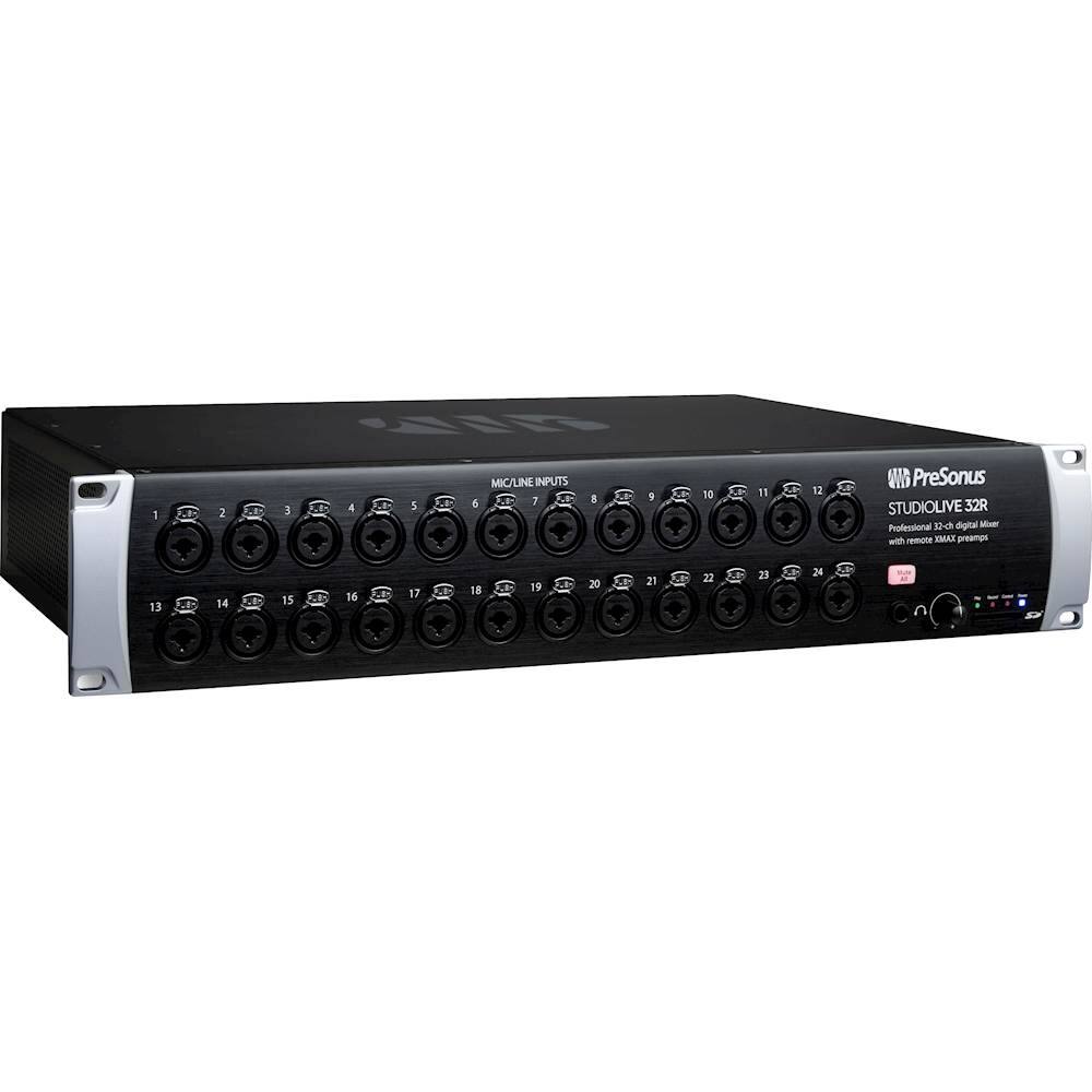 Angle. PreSonus - StudioLive 32R Series III 32-Channel Rack Mixer - Black.