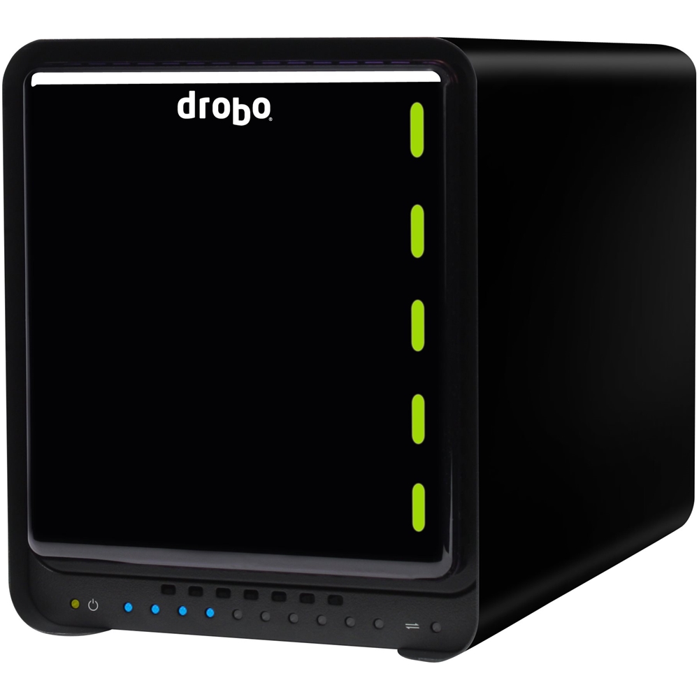 Best Buy: Drobo 5-Bay External Network Storage (NAS) Black DRDS5A21-G
