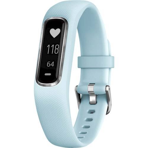 Best Buy Garmin vivosmart 4 Activity Tracker Heart Rate Small Medium Azure Blue 010 01995 14