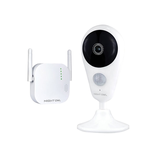 Night Owl - 4-Channel Indoor Wireless Surveillance System - White