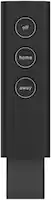 Key Fob Remote for SimpliSafe Systems - Black - Front_Zoom