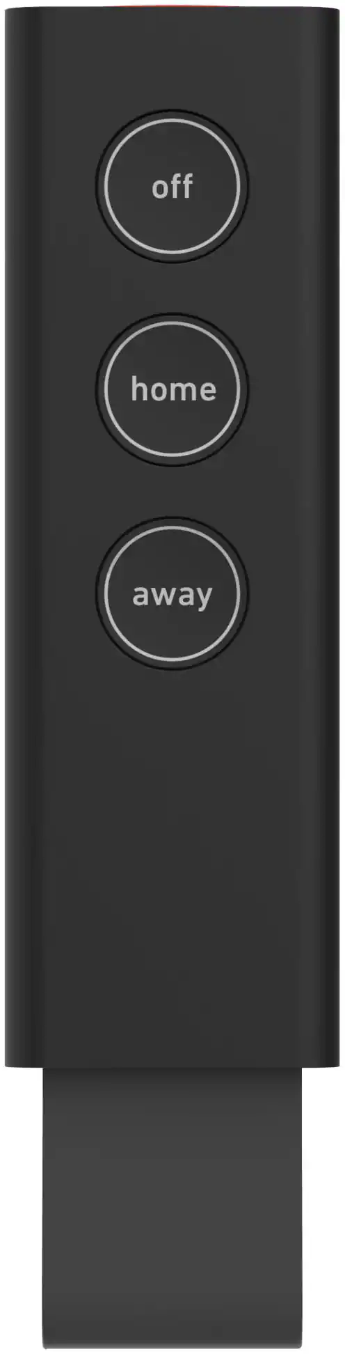 Front. SimpliSafe - Key Fob Remote for SimpliSafe Systems - Black.