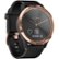 Angle Zoom. Garmin - vívomove HR Sport Hybrid Smartwatch 43mm Fiber-Reinforced Polymer - Black Silicone.