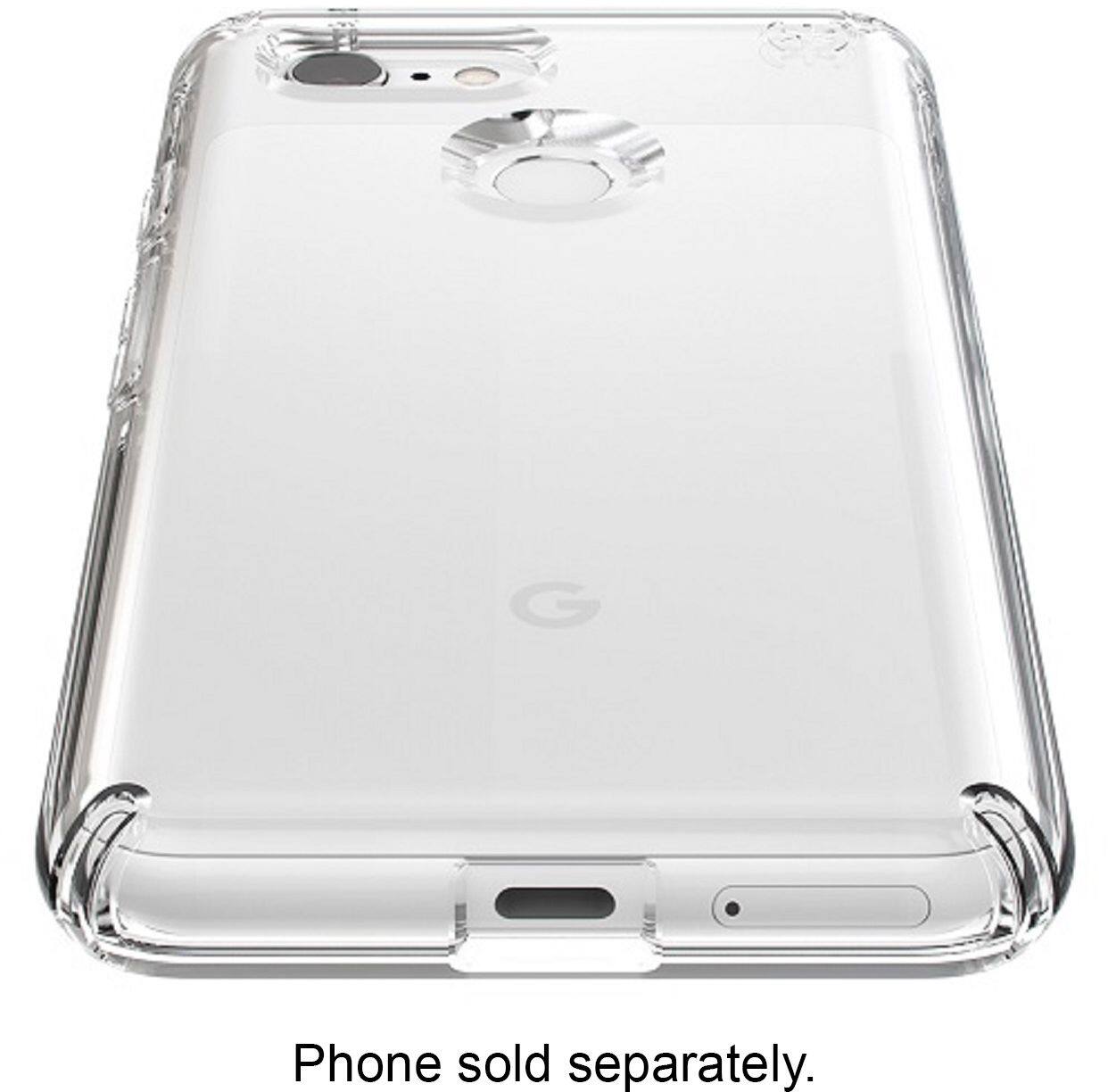 Alt View 13. Speck - Presidio STAY CLEAR Case for Google Pixel 3 Cell Phones - Clear.