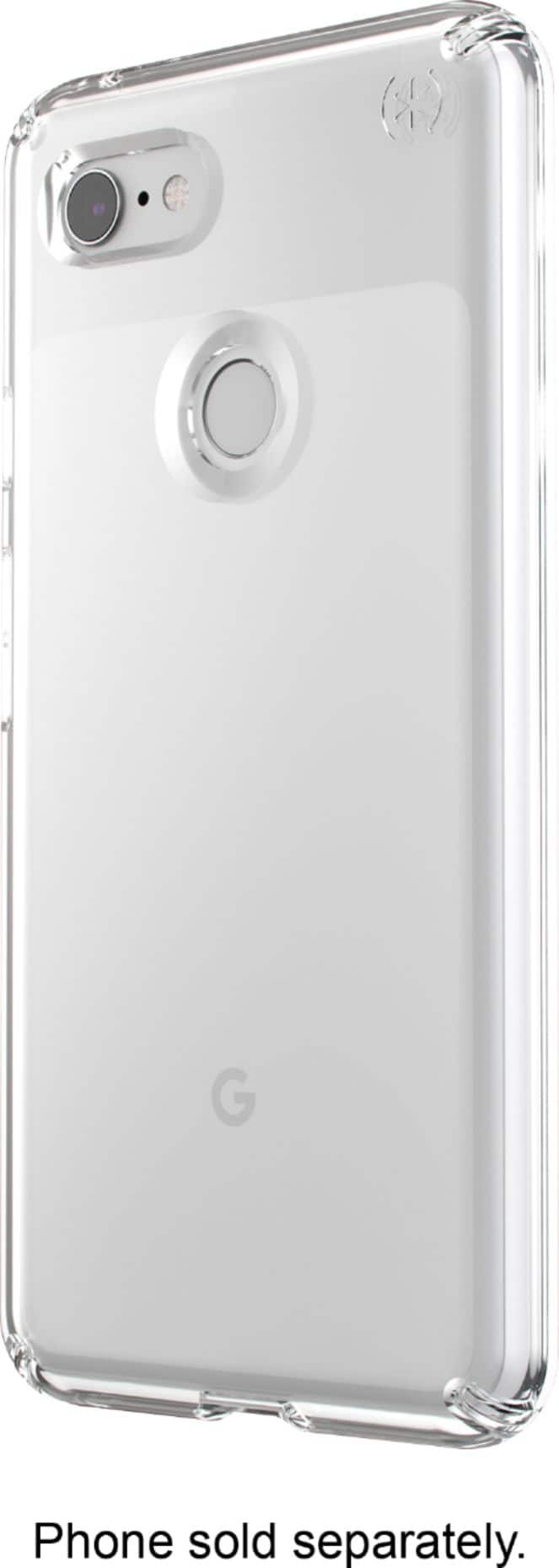 Angle View: Speck - Presidio STAY CLEAR Case for Google Pixel 3 XL Cell Phones - Clear