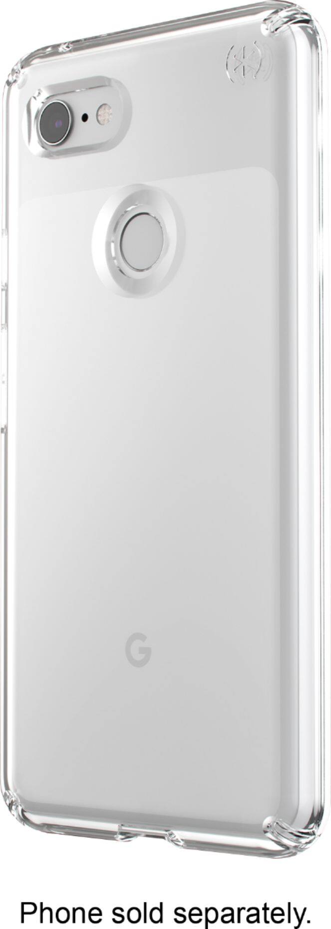 Angle. Speck - Presidio STAY CLEAR Case for Google Pixel 3 XL Cell Phones - Clear.