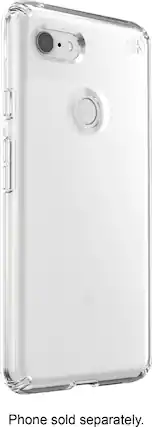 Front. Speck - Presidio STAY CLEAR Case for Google Pixel 3 XL Cell Phones - Clear.