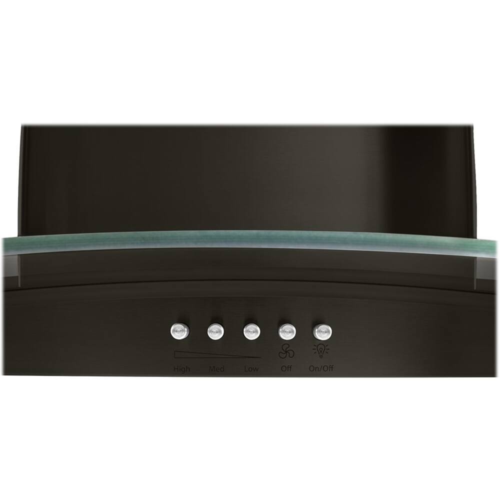 Alt View 15. Whirlpool - 30" Convertible Range Hood - Black stainless steel.