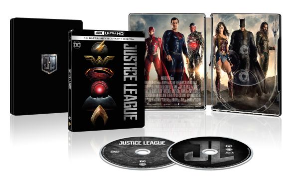 Justice League [SteelBook] [Includes Digital Copy] [4K Ultra HD Blu-ray/Blu-ray] [Only @ Best Buy] [2017] was $25.99 now $16.99 (35.0% off)