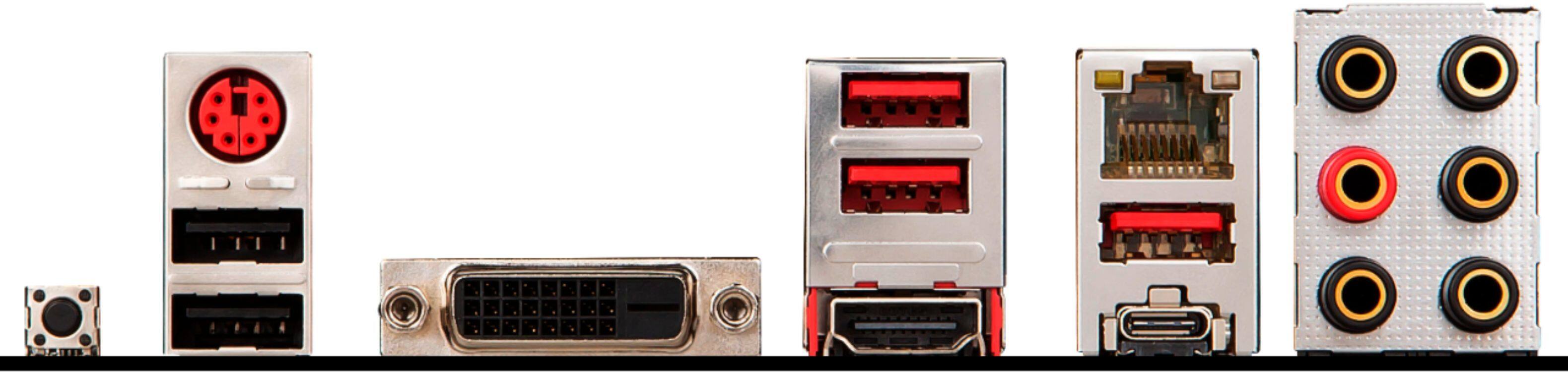 Alt View 15. MSI - B450 TOMAHAWK (Socket AM4) USB 3.1 Gen 1 AMD Motherboard with LED Lighting.