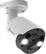 Left. Swann - Indoor/Outdoor 4K UHD Wired Spotlight Surveillance Camera - White.