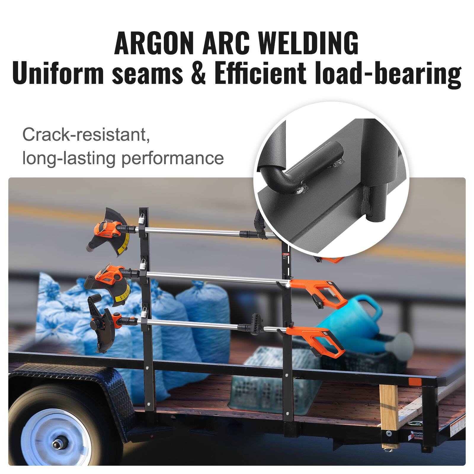ARGON ARC WELDING  
Uniform seams & Efficient load-bearing  

Crack-resistant, long-lasting performance