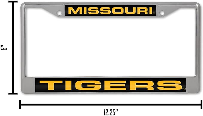 MISSOURI  
TIGERS  

6"  
12.25"