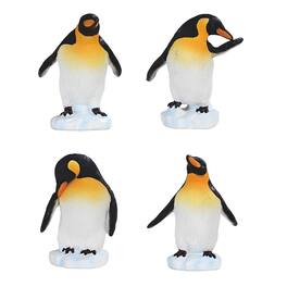 FC Design - 4-PC Cute King Penguin in Different Poses 2.75"H Mini King Penguin Figurine Office Desk Tabletop Home Decor - Multi-Color
