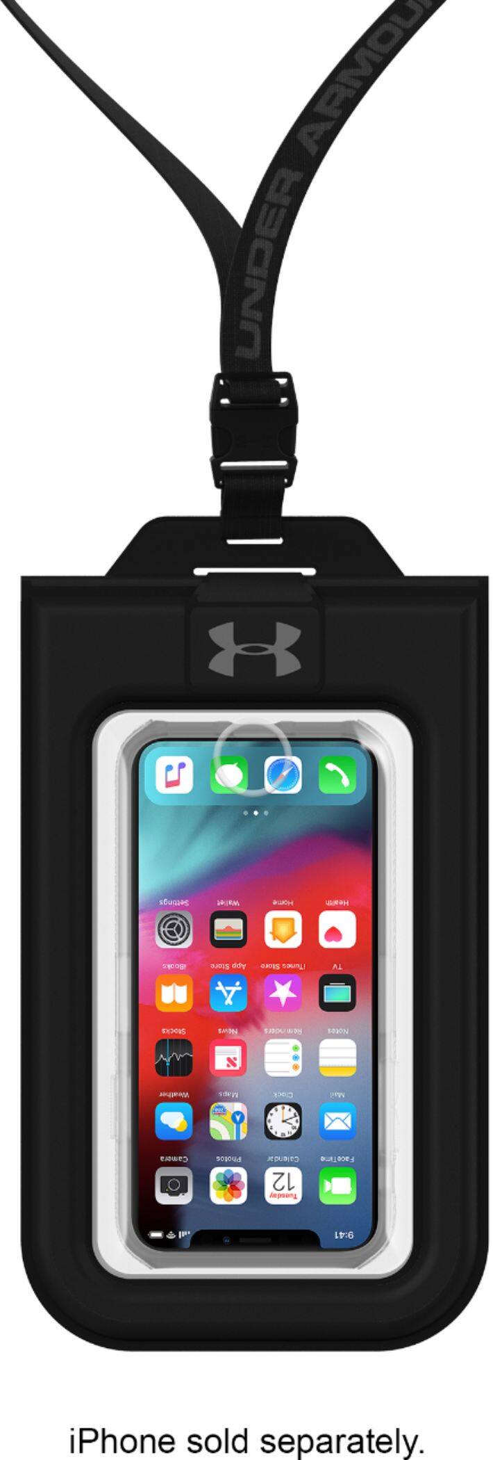 Alt View 12. Under Armour - Protect Dry Bag for Most Cell Phones - Black/Clear.