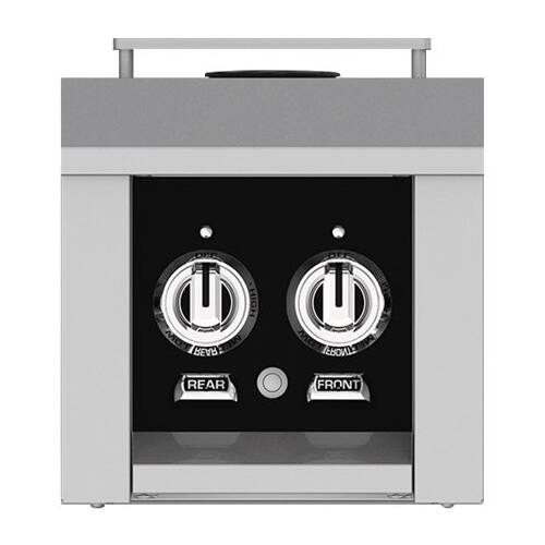 Left. Hestan - 11" Gas Cooktop - Stealth.